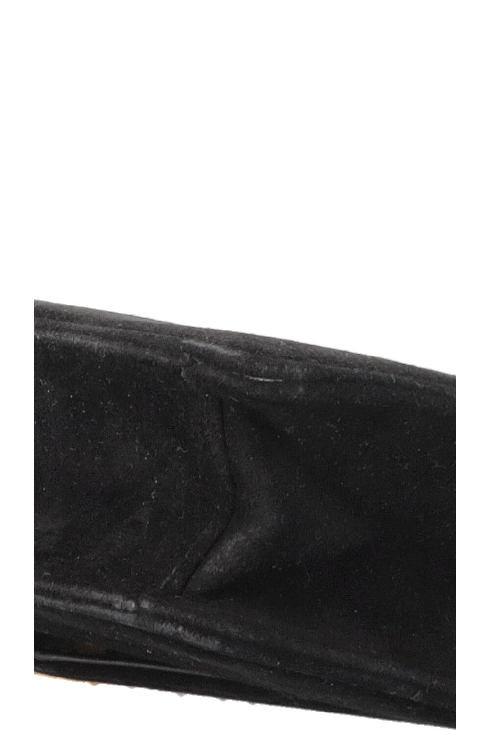 CELINE Vintage C Clutch Suede Black