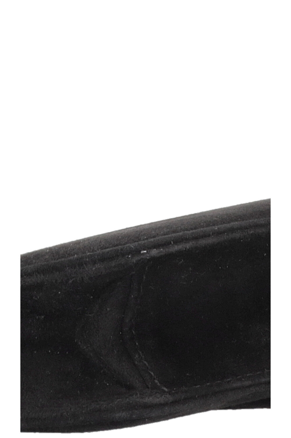 CELINE Vintage C Clutch Suede Black