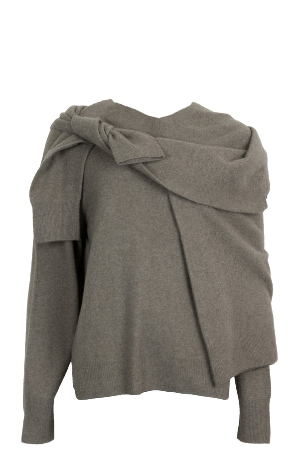 CÉLINE 2in1 Knit Wool Cashmere Sage