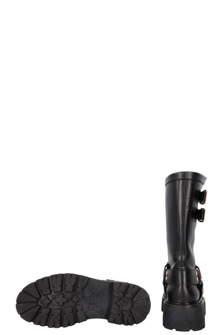 CELINE Biker Boots Black