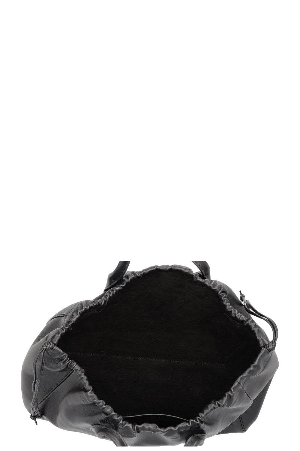 CELINE Drawstring Cabas Triomphe Bag Medium Black