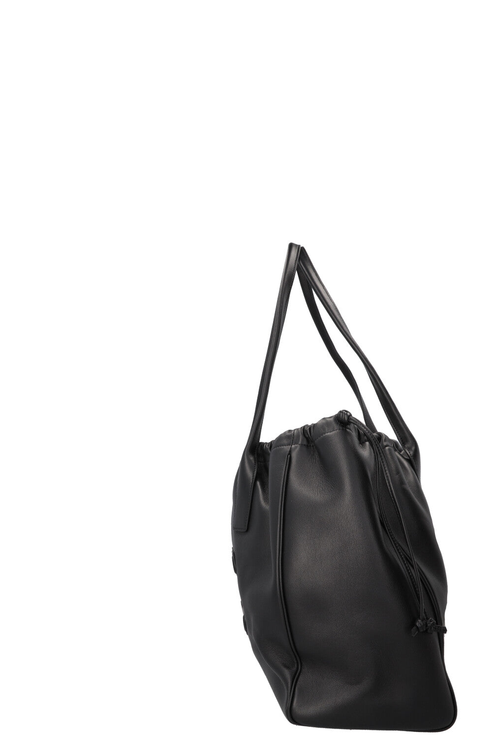 CELINE Drawstring Cabas Triomphe Bag Medium Black