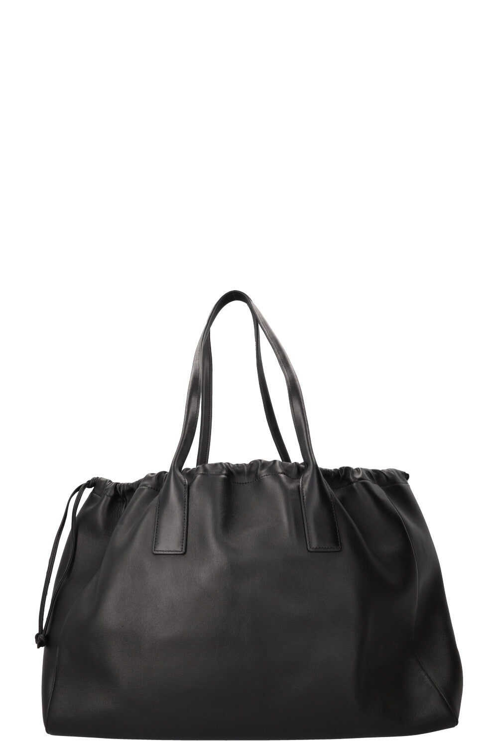 CELINE Drawstring Cabas Triomphe Bag Medium Black