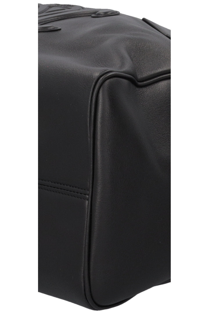 CELINE Drawstring Cabas Triomphe Bag Medium Black