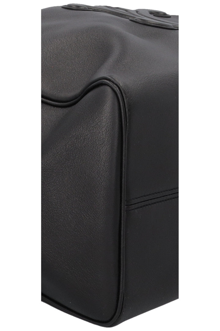 CELINE Drawstring Cabas Triomphe Bag Medium Black