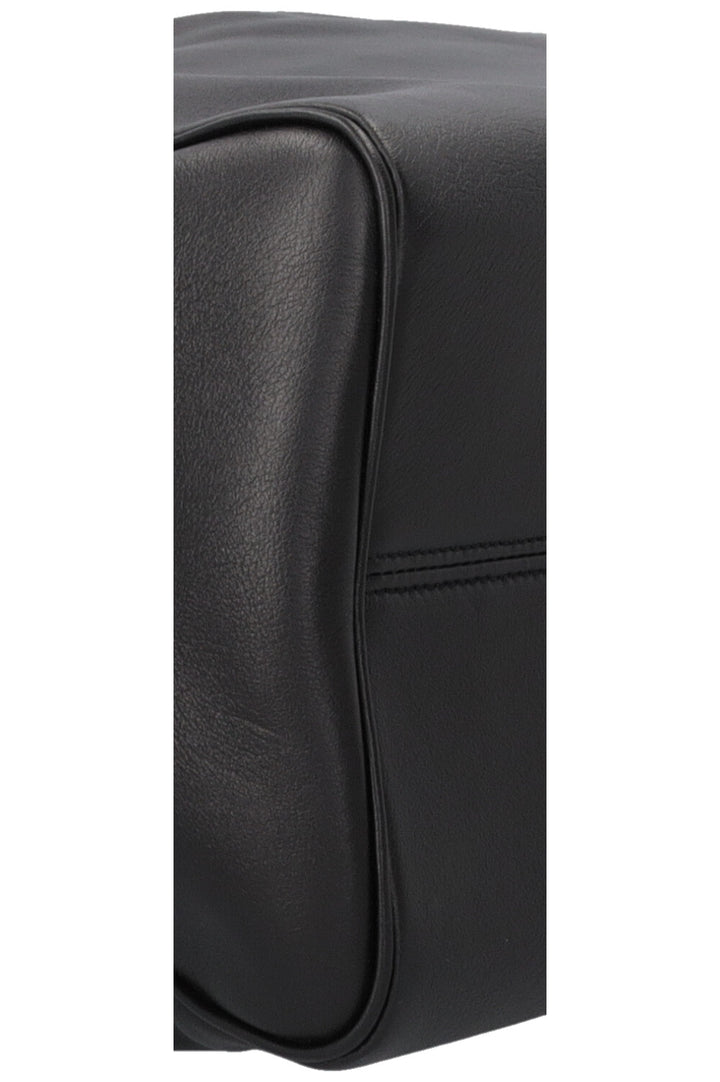 CELINE Drawstring Cabas Triomphe Bag Medium Black
