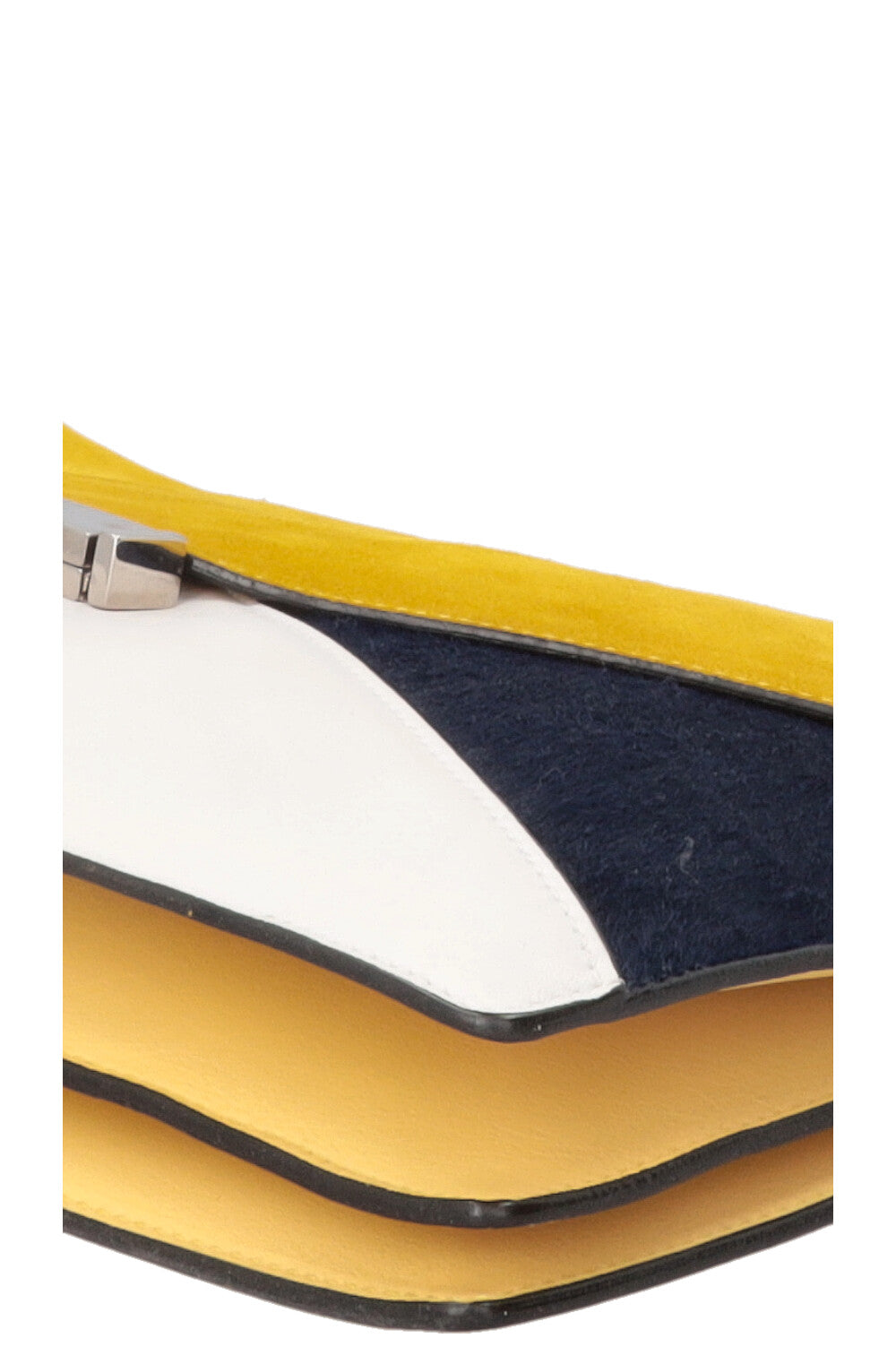 CÉLINE by Phoebe Philo Diamond Clutch Suede Multicolor
