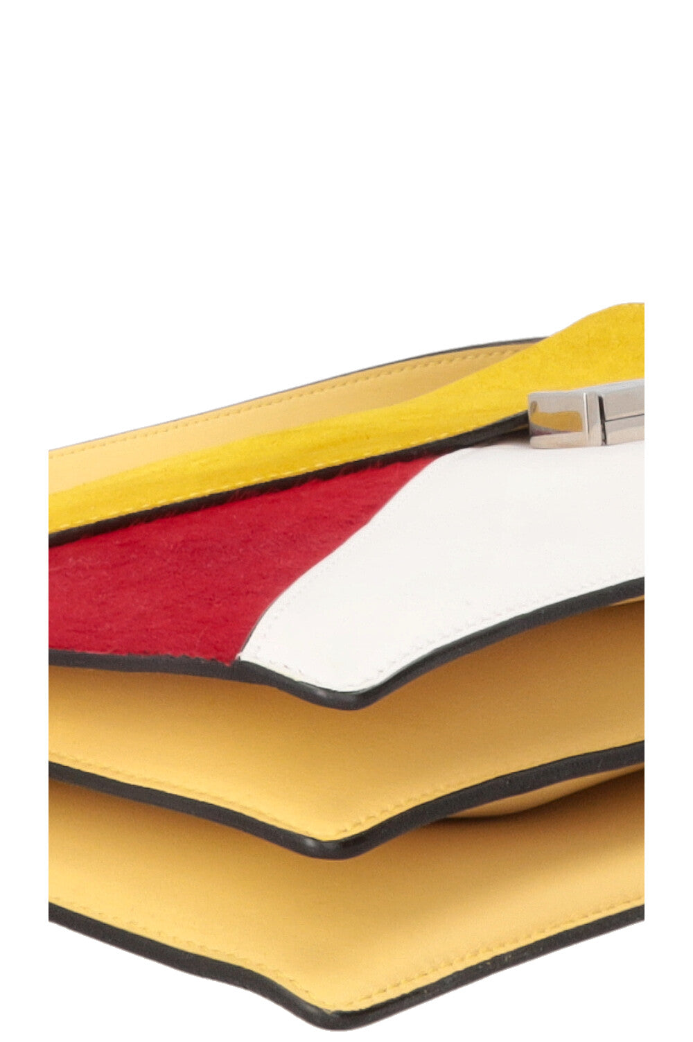 CÉLINE by Phoebe Philo Diamond Clutch Suede Multicolor