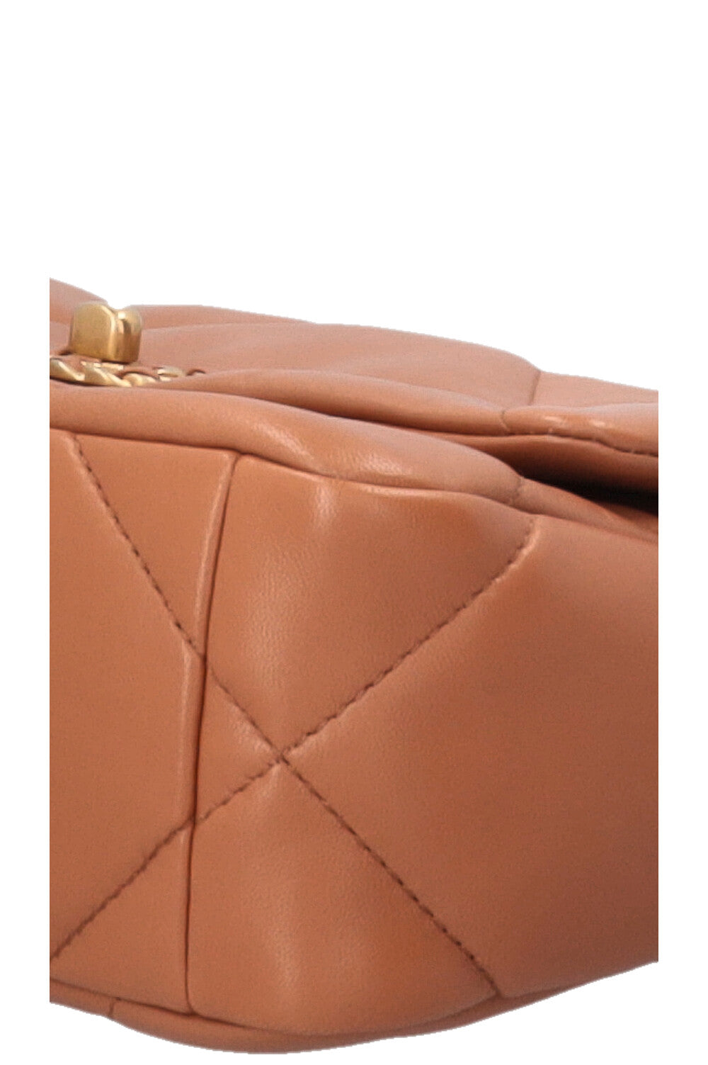 Sac CHANEL 19 Taille Moyenne Cuir Caramel