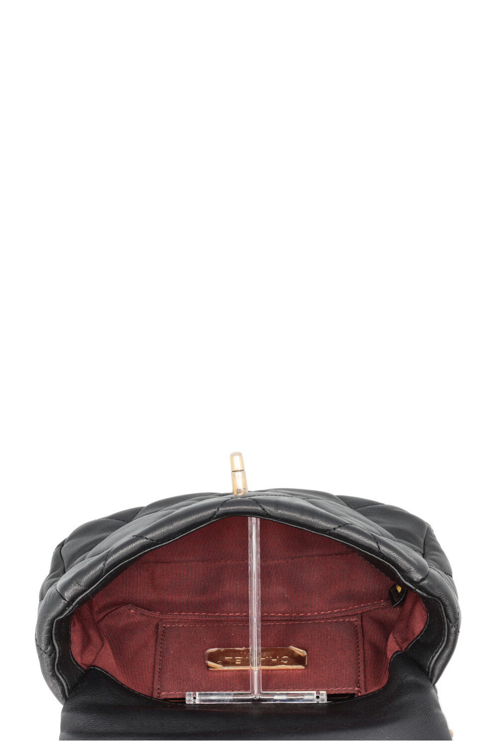 CHANEL 19 Belt Bag Leather Black
