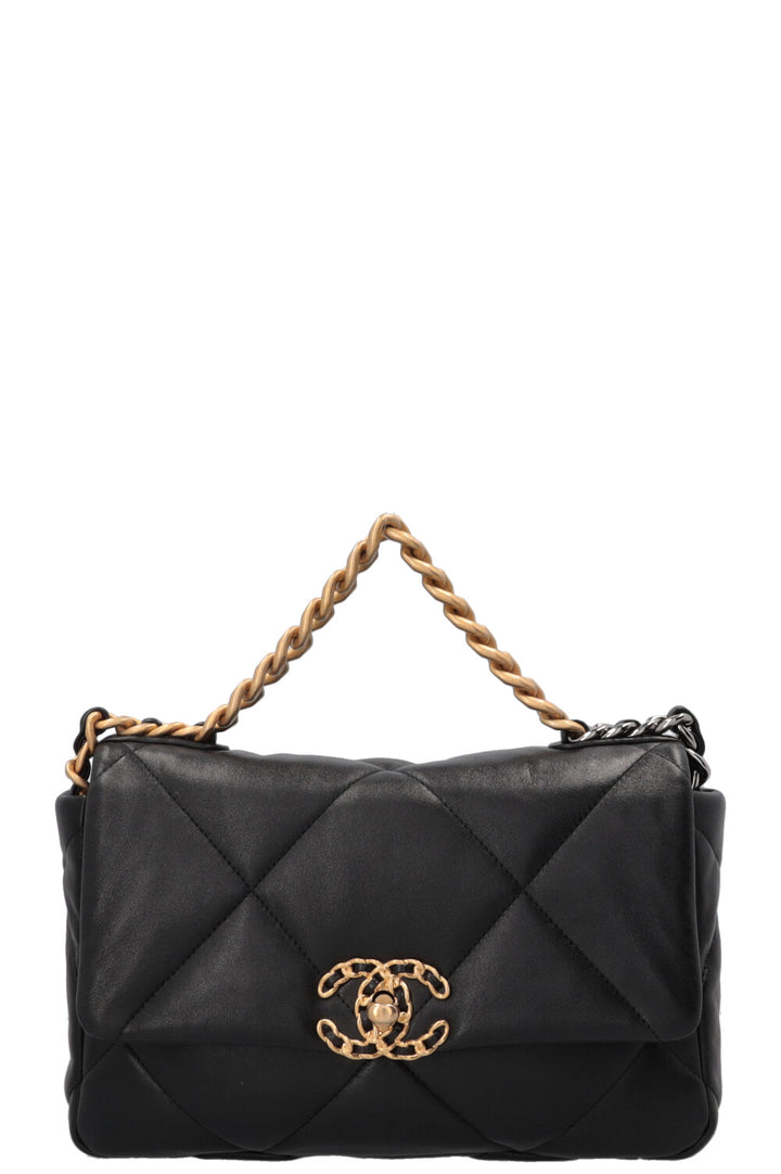 CHANEL 19 Bag Small Leather Black