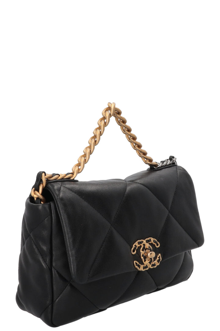 CHANEL 19 Bag Small Leather Black