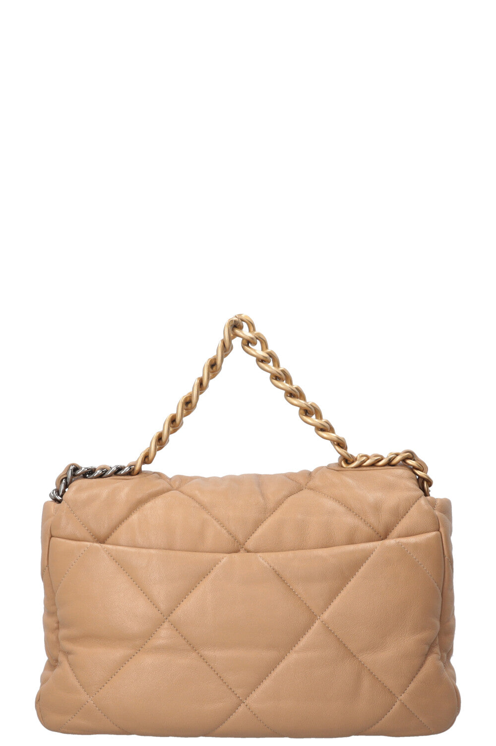 CHANEL 19 Crossbody Bag Medium Beige