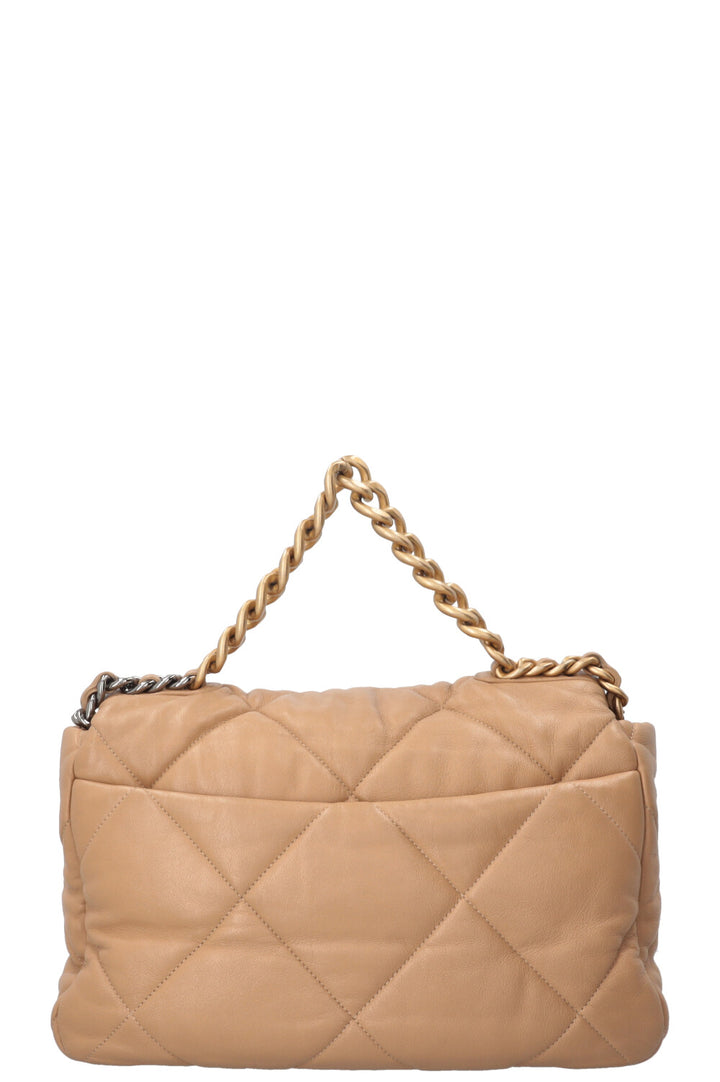 CHANEL 19 Crossbody Bag Medium Beige