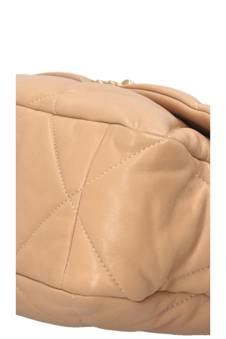 CHANEL 19 Crossbody Bag Medium Beige