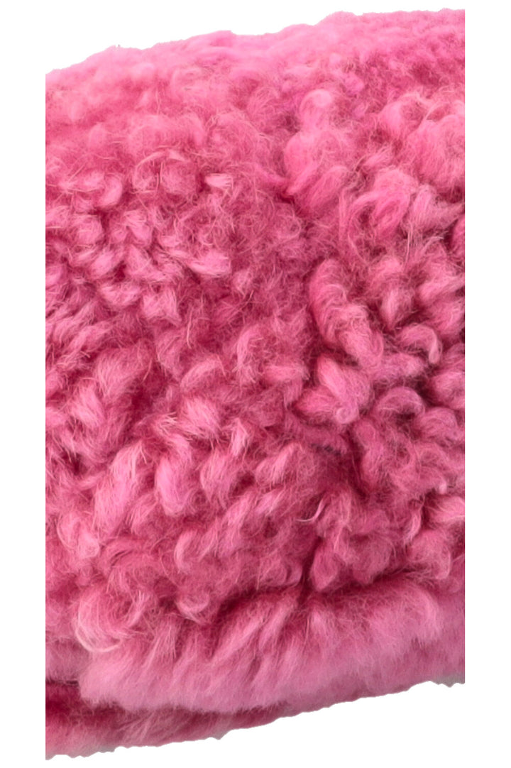 CHANEL 19 Small Shearling Pink