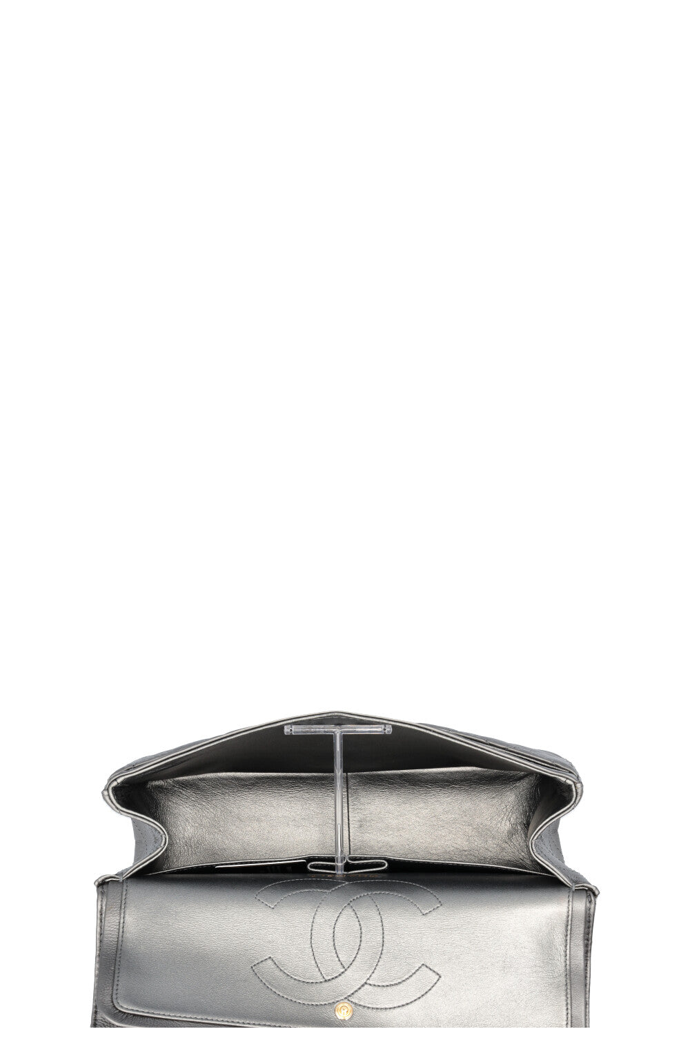 CHANEL 2.55 Medium Silver