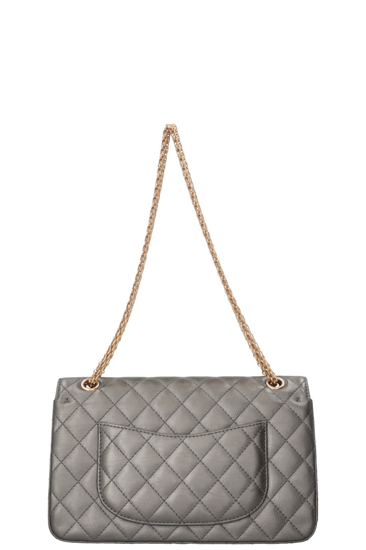 CHANEL 2.55 Medium Silver