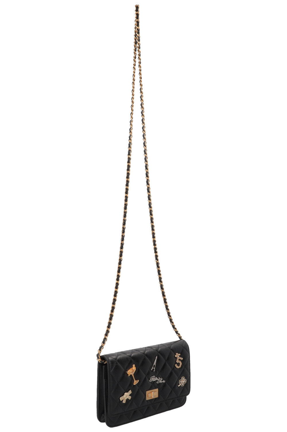 CHANEL 2.55 Reissue Lucky Charm WOC noir