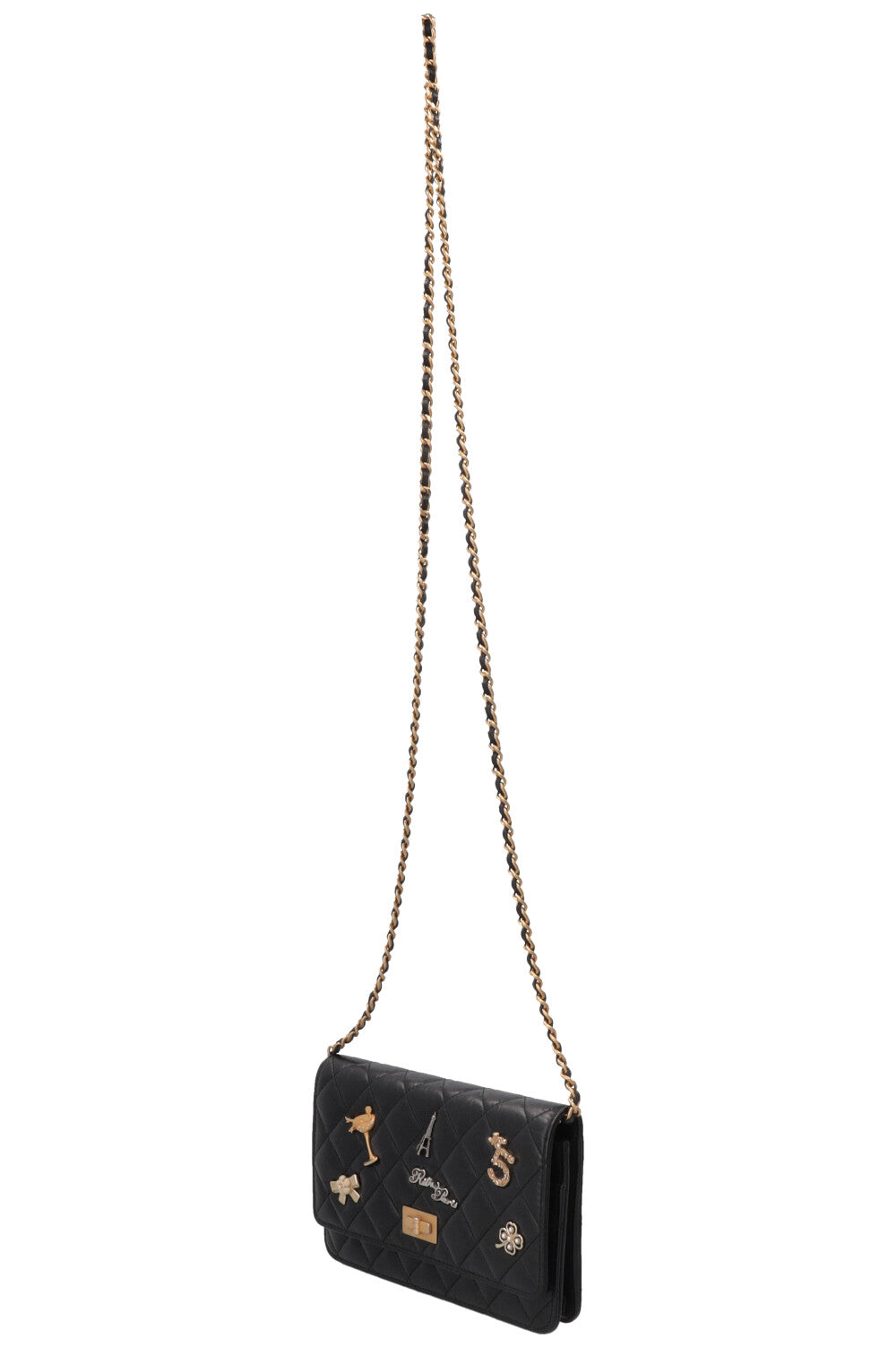 CHANEL 2.55 Reissue Lucky Charm WOC noir