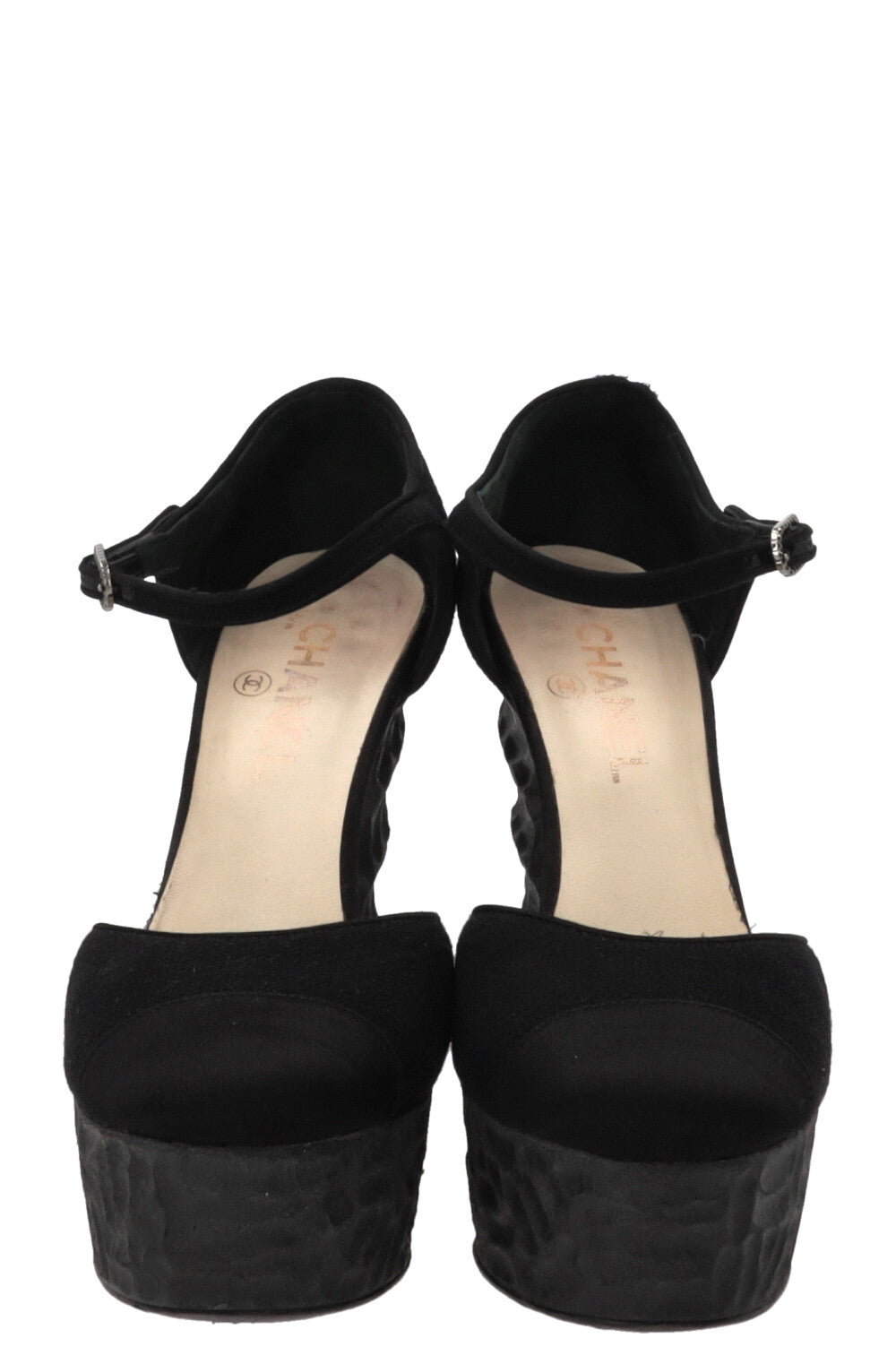 TALONS CHANEL 2009 EN PVC NOIR