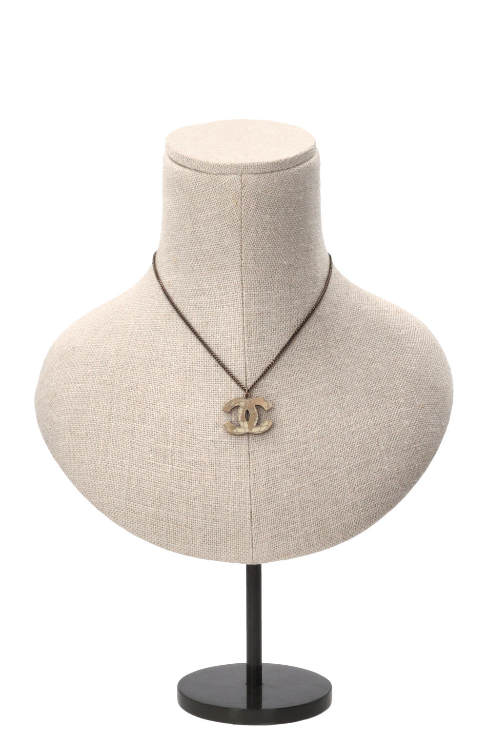Collier CHANEL 2013 CC World doré