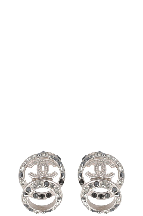 CHANEL 2015 CC Earrings Crystals