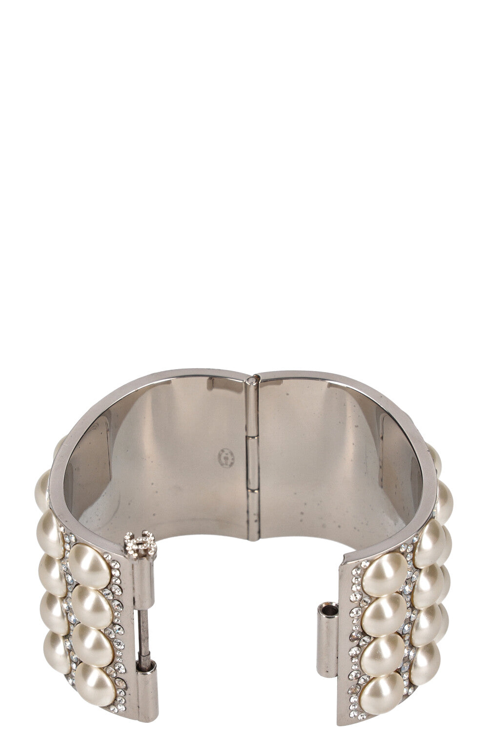 CHANEL 2017 Cuff Bracelet Faux-Pearls