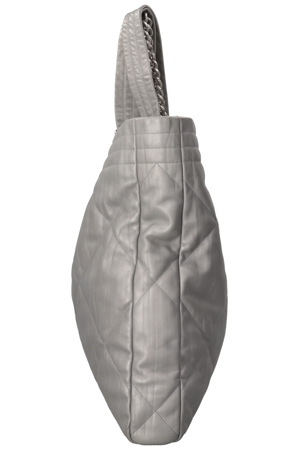 CHANEL 2017 Ground Control Tote Calfskin Silver