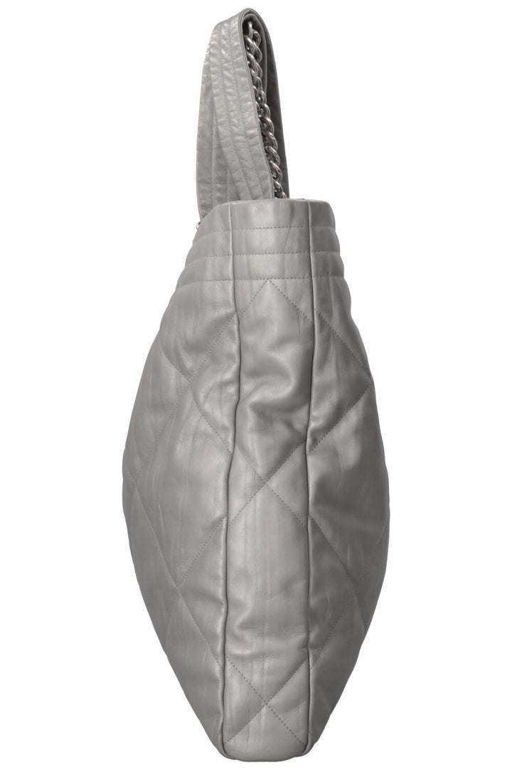 CHANEL 2017 Ground Control Tote Calfskin Silver
