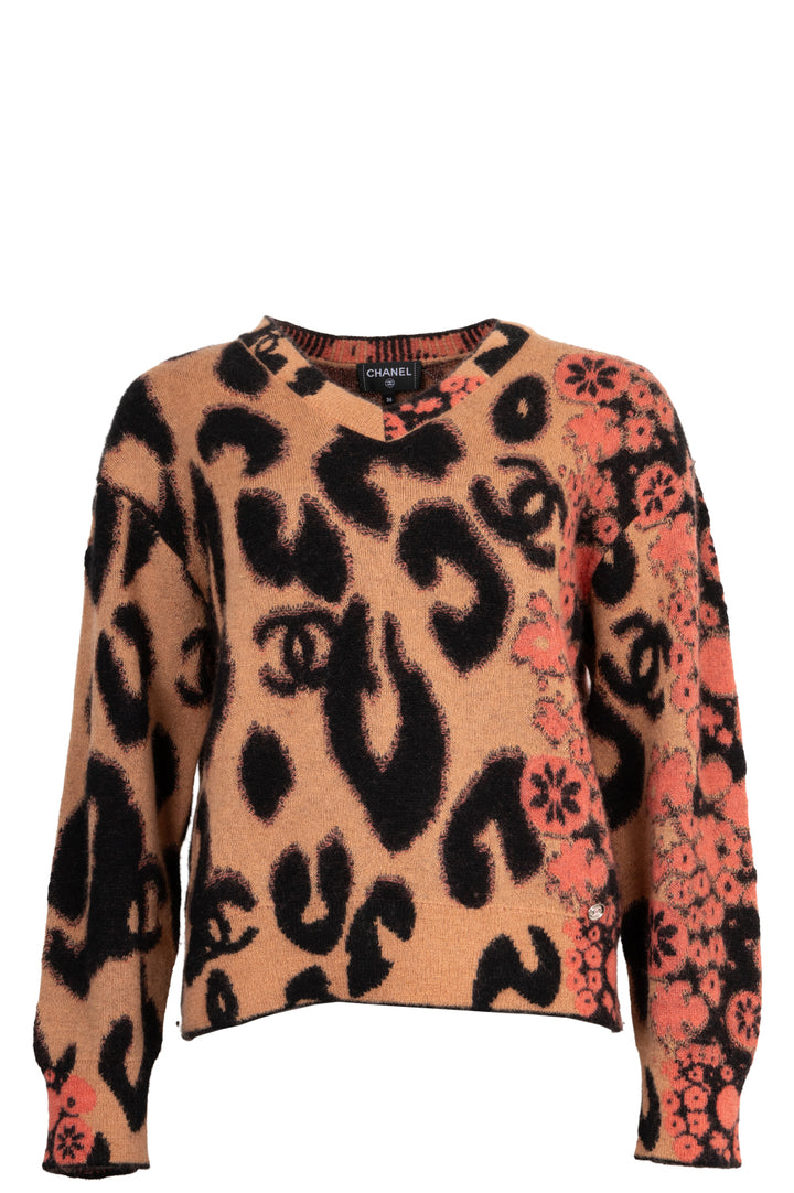 CHANEL 2023 Knit Cashmere Mohair Cheetah