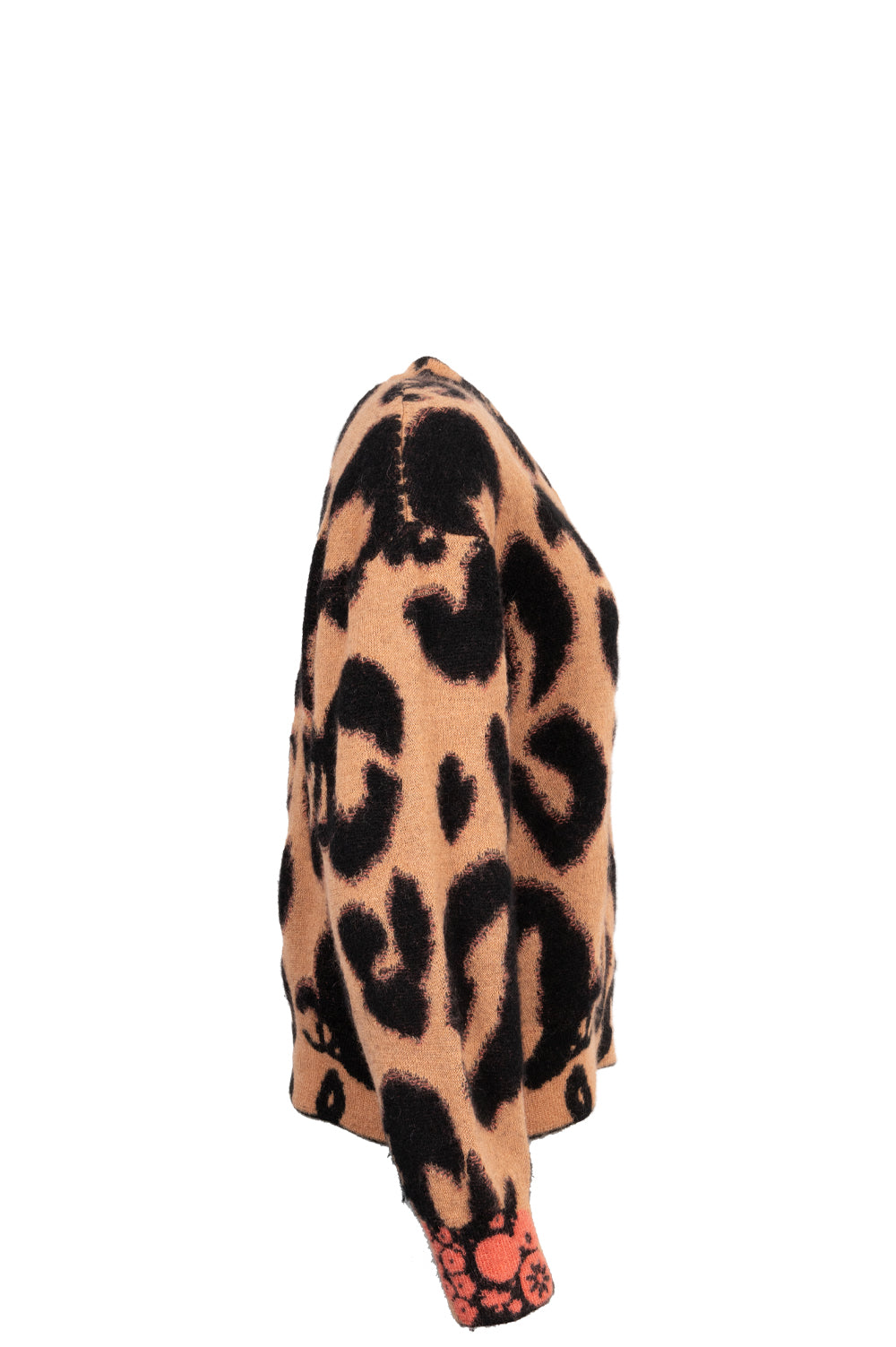 CHANEL 2023 Knit Cashmere Mohair Cheetah