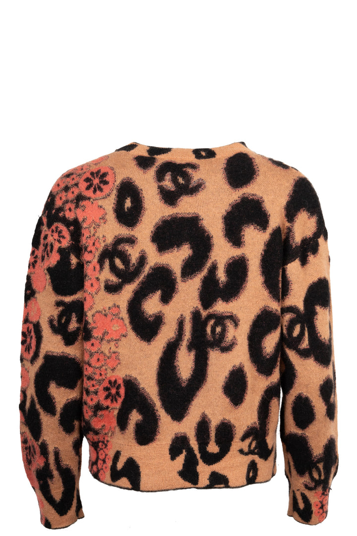 CHANEL 2023 Knit Cashmere Mohair Cheetah