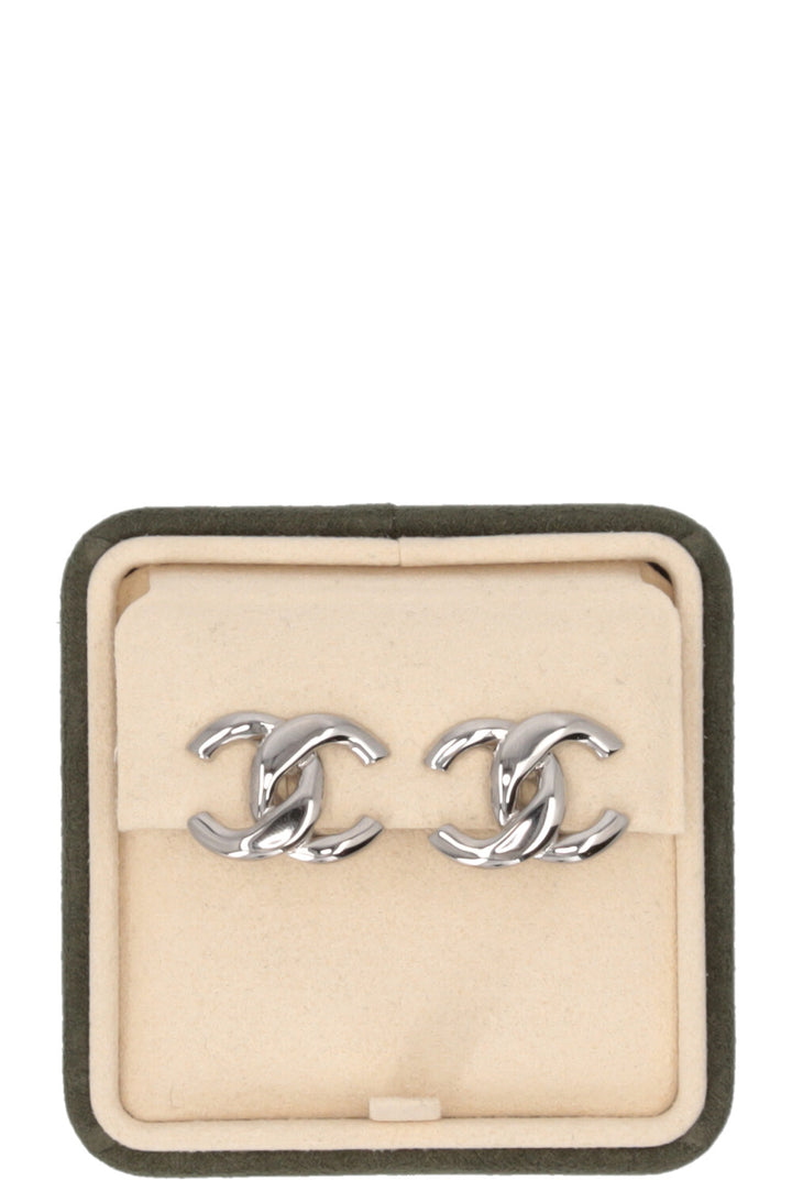 CHANEL Boucles d'oreilles CC 2025 Argent