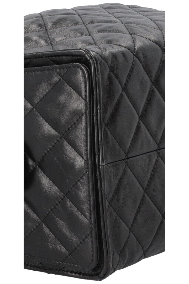 CHANEL 25 Small Calfskin Black