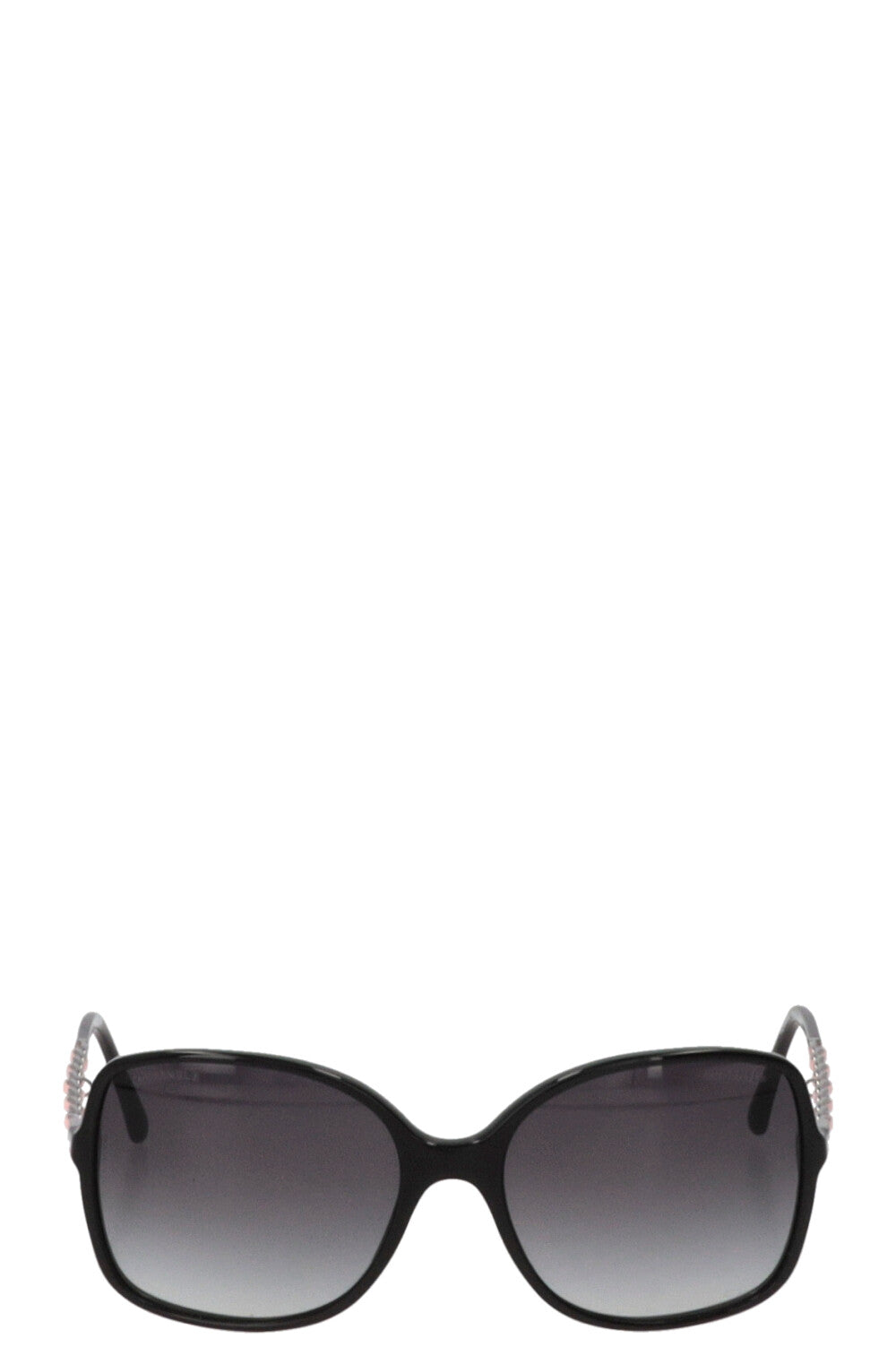CHANEL 5210-Q Sunglasses Black with Chain