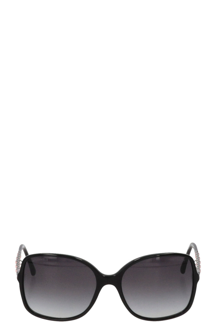 CHANEL 5210-Q Sunglasses Black with Chain