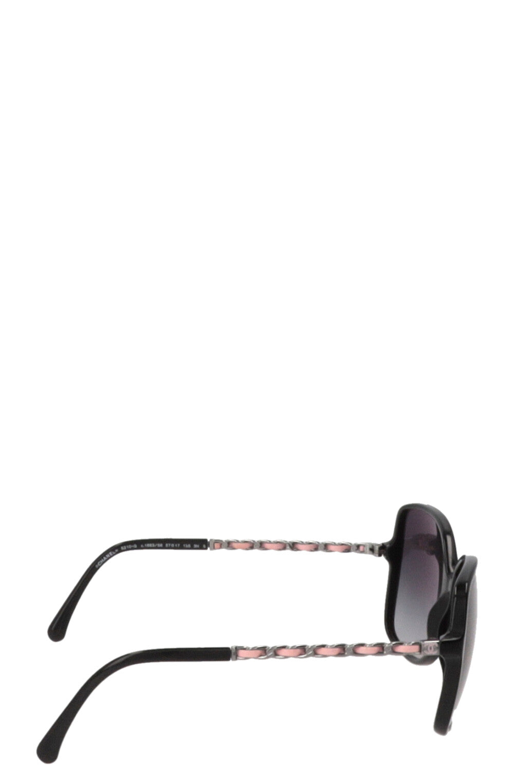CHANEL 5210-Q Sunglasses Black with Chain