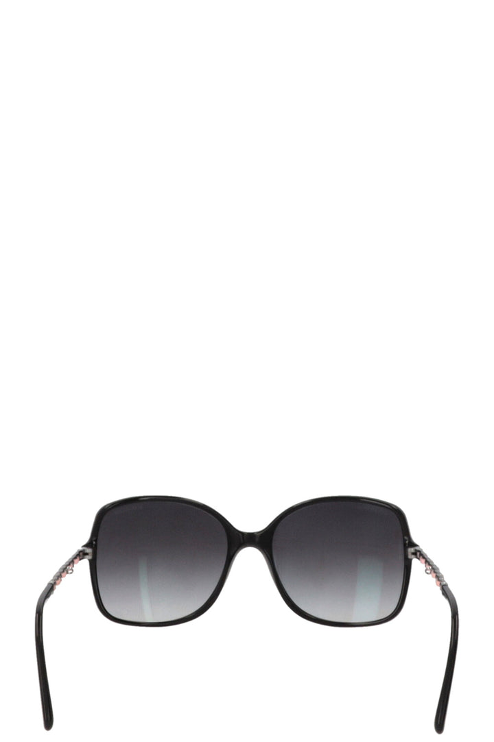 CHANEL 5210-Q Sunglasses Black with Chain