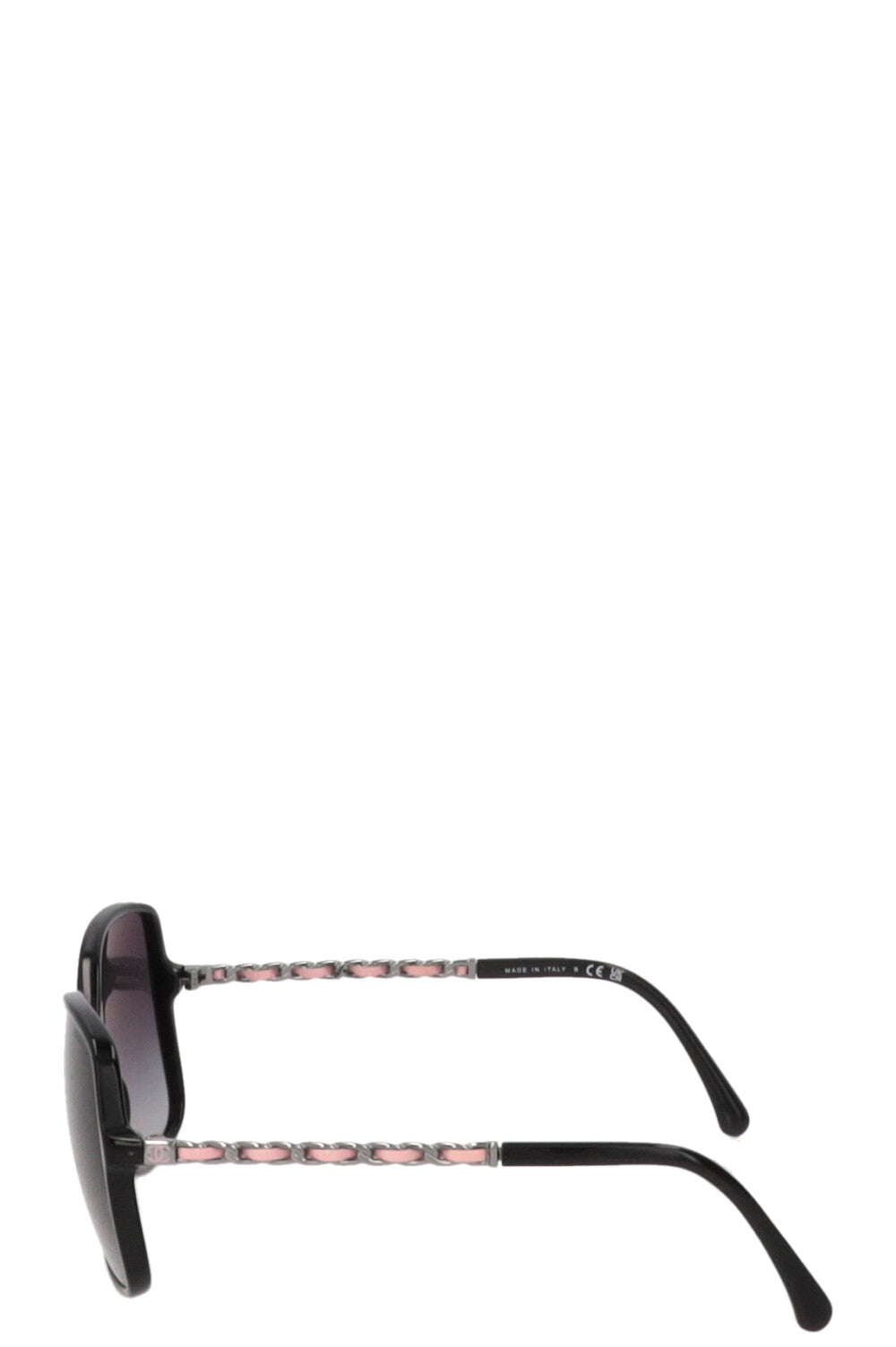 CHANEL 5210-Q Sunglasses Black with Chain