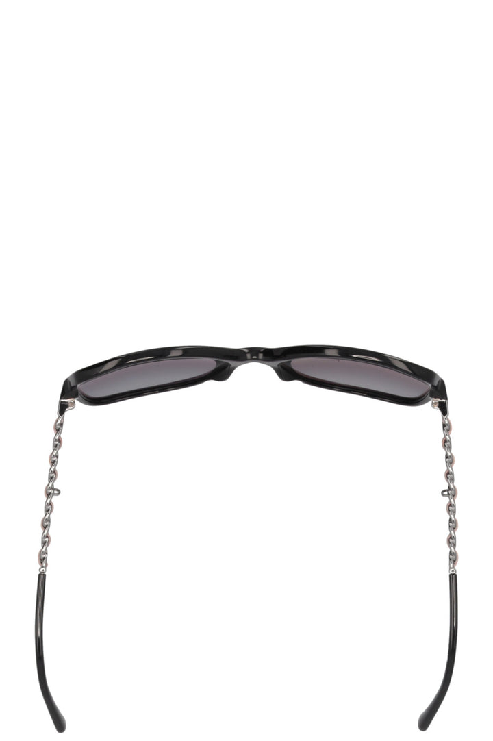CHANEL 5210-Q Sunglasses Black with Chain