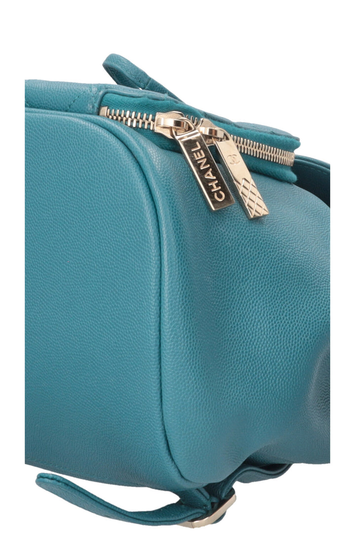CHANEL Affinity Backpack Caviar Turquoise