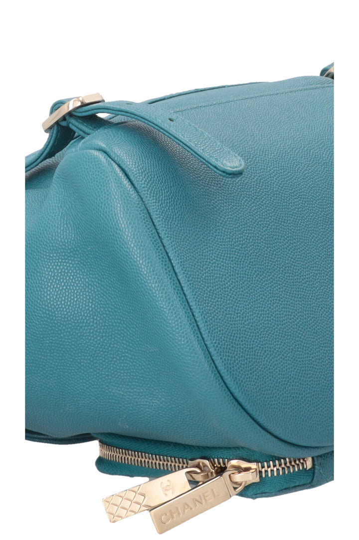 CHANEL Affinity Backpack Caviar Turquoise