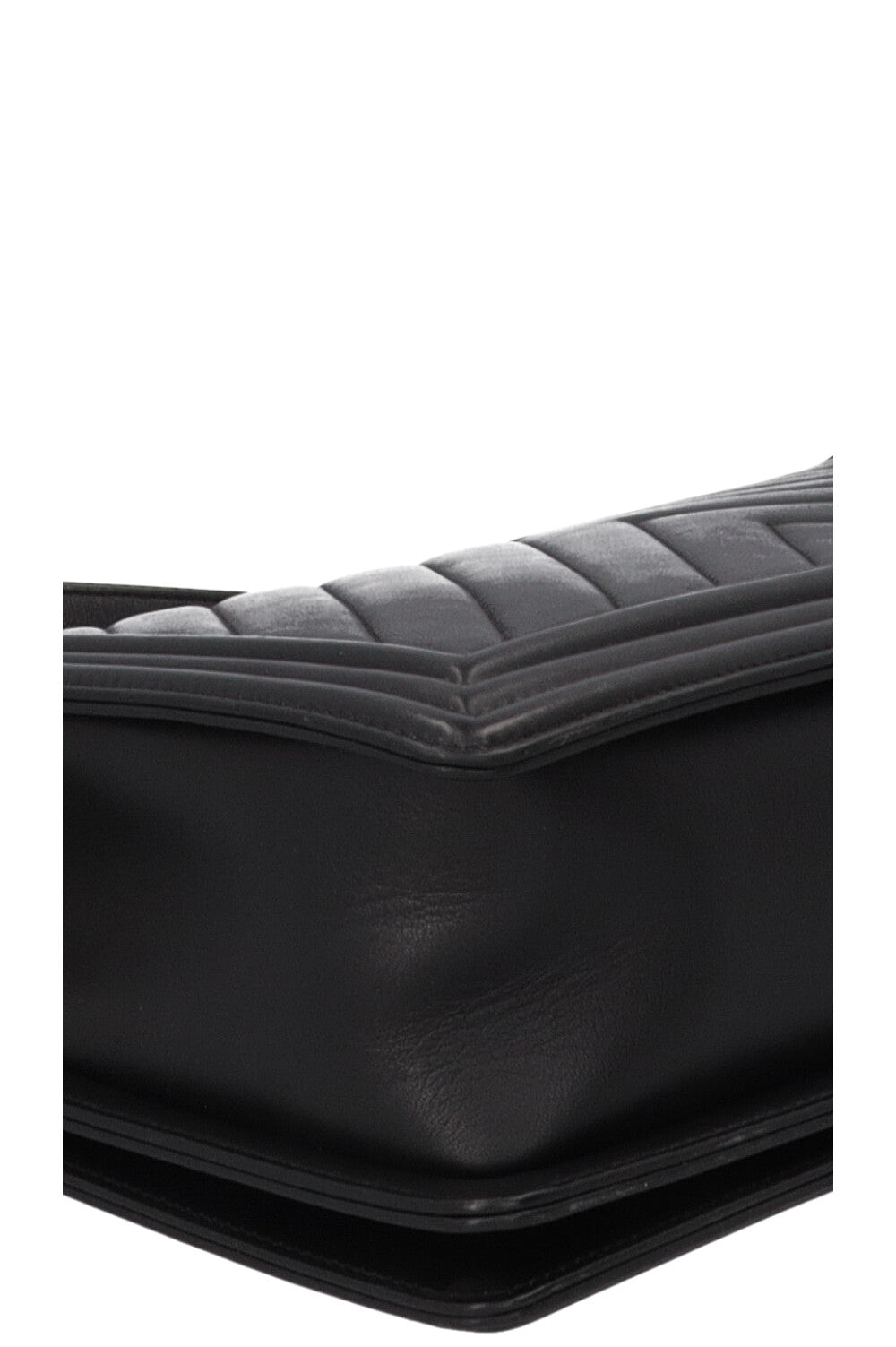 CHANEL Boy Bag New Medium Leather Black