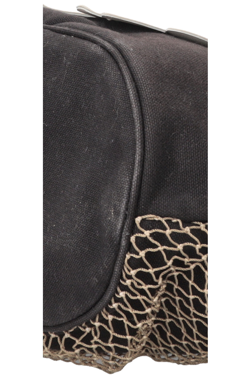 CHANEL CC Camellia Rope Bag Canvas