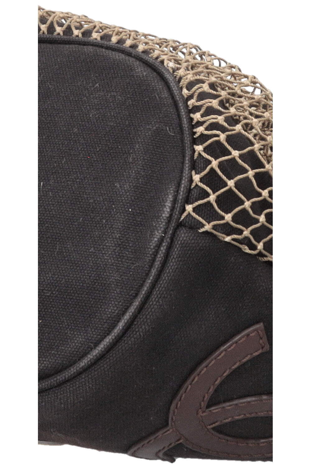 CHANEL CC Camellia Rope Bag Canvas