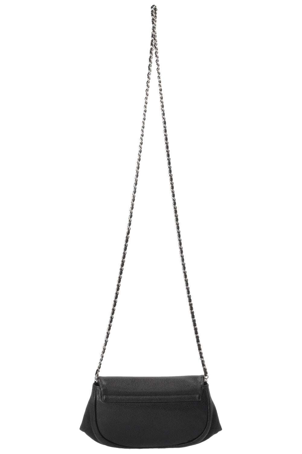 CHANEL CC Half Moon WOC Caviar Black