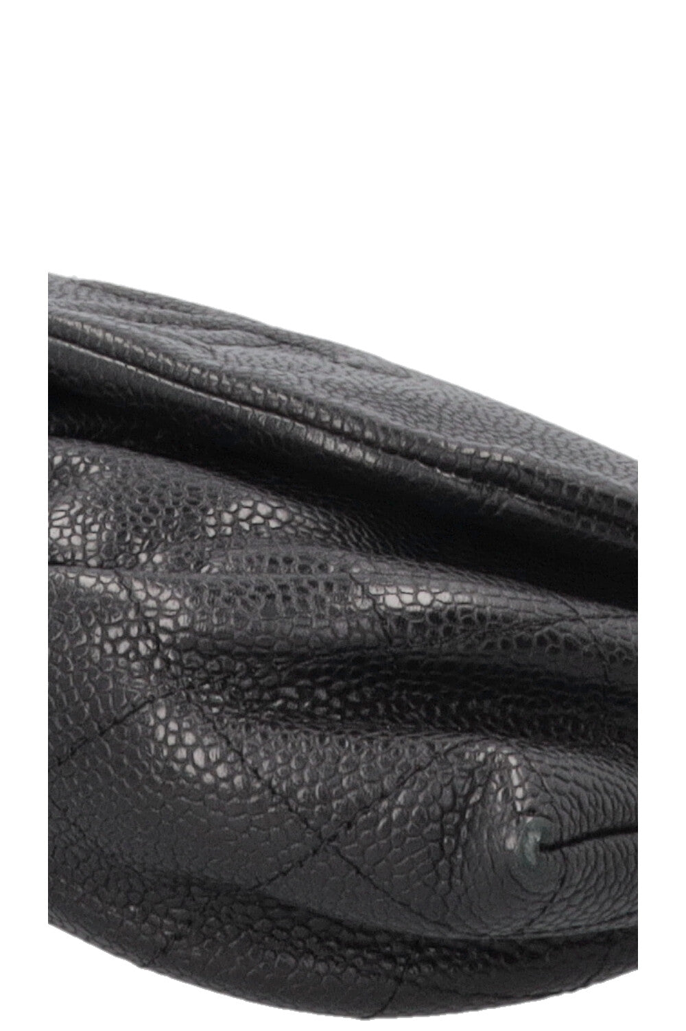 CHANEL CC Half Moon WOC Caviar Black