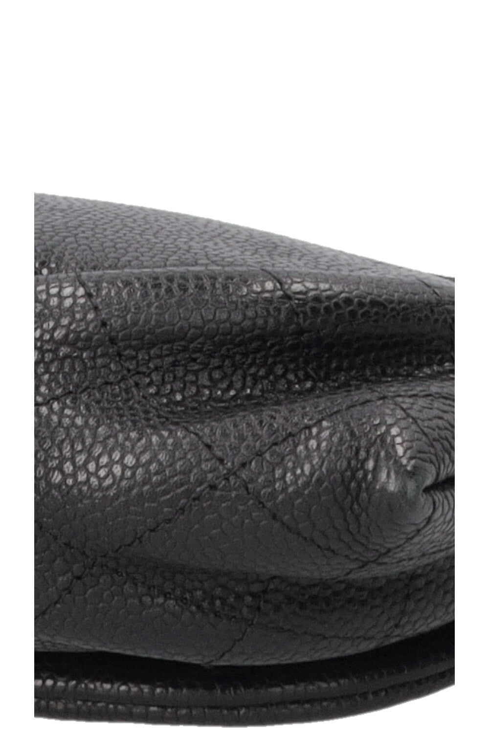 CHANEL CC Half Moon WOC Caviar Black