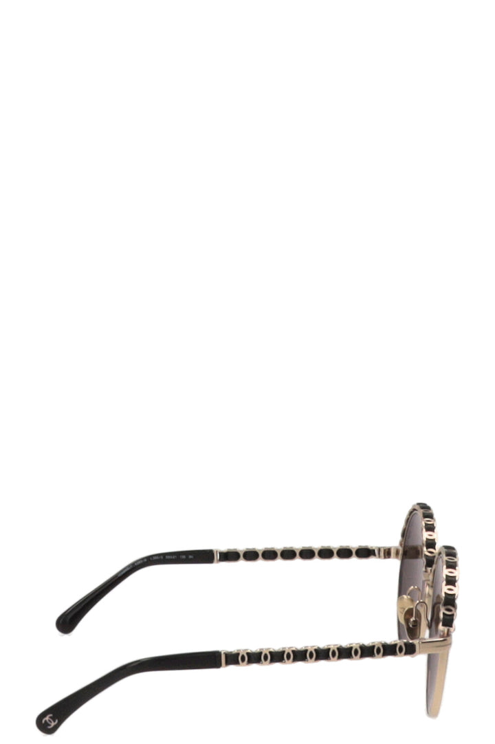 CHANEL CC Logo Sunglasses Champagne 4265Q